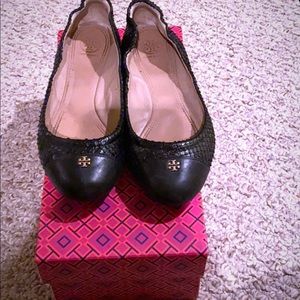 Tory Burch snakeskin accents